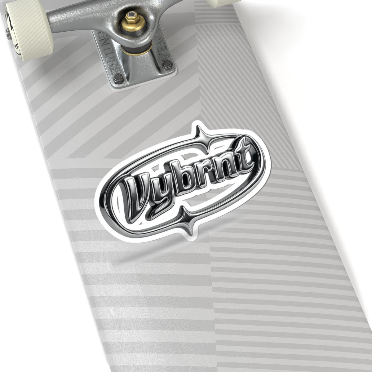 Vybrnt Chrome Logo-Stickers