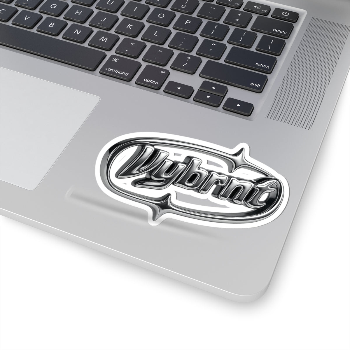 Vybrnt Chrome Logo-Stickers