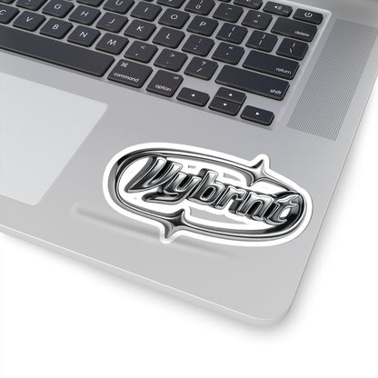 Vybrnt Chrome Logo-Stickers